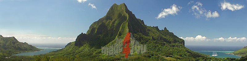 Baie d'Opunohu und die berühmte Baie de Cook auf Moorea